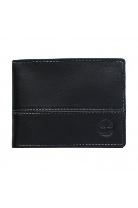 Timberland Men's Hunter Color-Block Wallet - Black/ Black